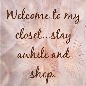 Welcome to my closet! Stay a while and shop!